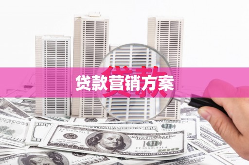 延安贷款营销方案