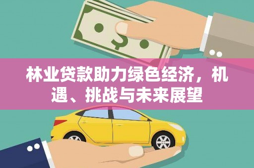 延安林业贷款助力绿色经济，机遇、挑战与未来展望