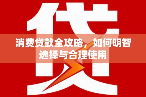 延安消费贷款全攻略，如何明智选择与合理使用