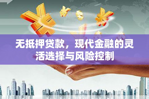 延安无抵押贷款，现代金融的灵活选择与风险控制
