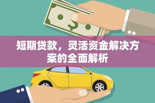 延安短期贷款，灵活资金解决方案的全面解析