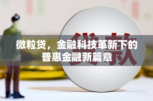 延安微粒贷，金融科技革新下的普惠金融新篇章