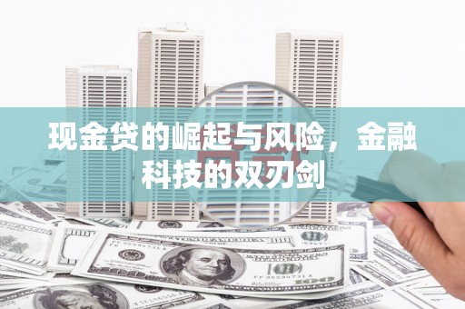 延安现金贷的崛起与风险，金融科技的双刃剑