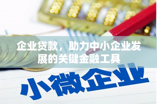 延安企业贷款，助力中小企业发展的关键金融工具
