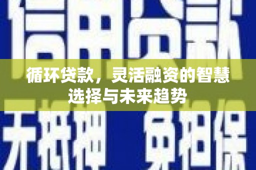 延安循环贷款，灵活融资的智慧选择与未来趋势