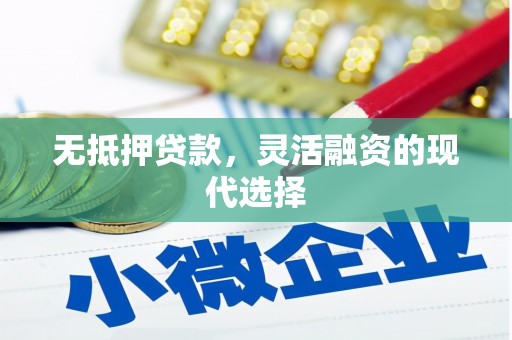 延安无抵押贷款，灵活融资的现代选择