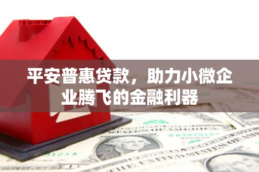 延安平安普惠贷款，助力小微企业腾飞的金融利器
