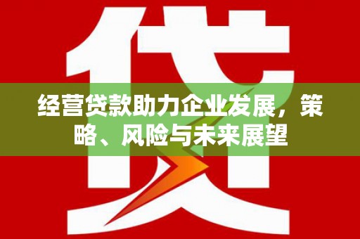 延安经营贷款助力企业发展，策略、风险与未来展望