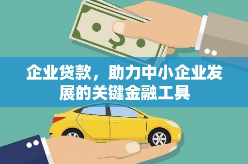 延安企业贷款，助力中小企业发展的关键金融工具