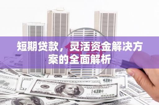 延安短期贷款，灵活资金解决方案的全面解析