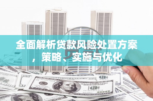 延安全面解析贷款风险处置方案，策略、实施与优化