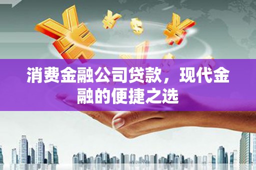 延安消费金融公司贷款，现代金融的便捷之选