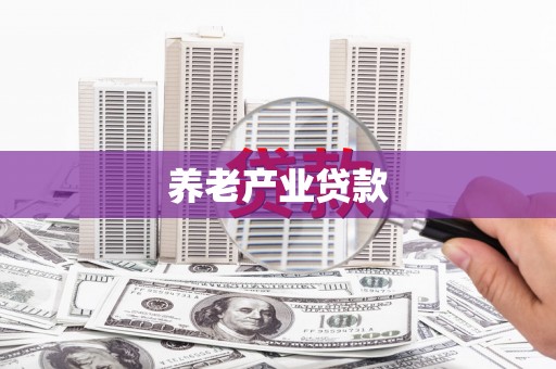 延安养老产业贷款