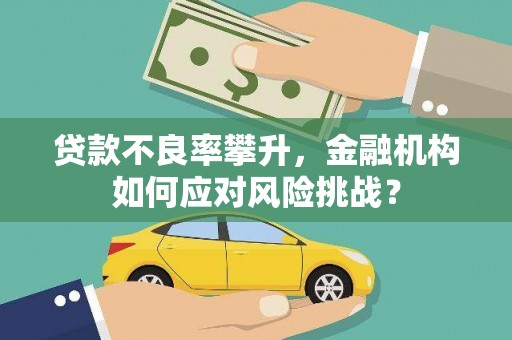 延安贷款不良率攀升，金融机构如何应对风险挑战？