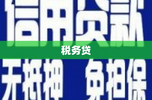 延安税务贷